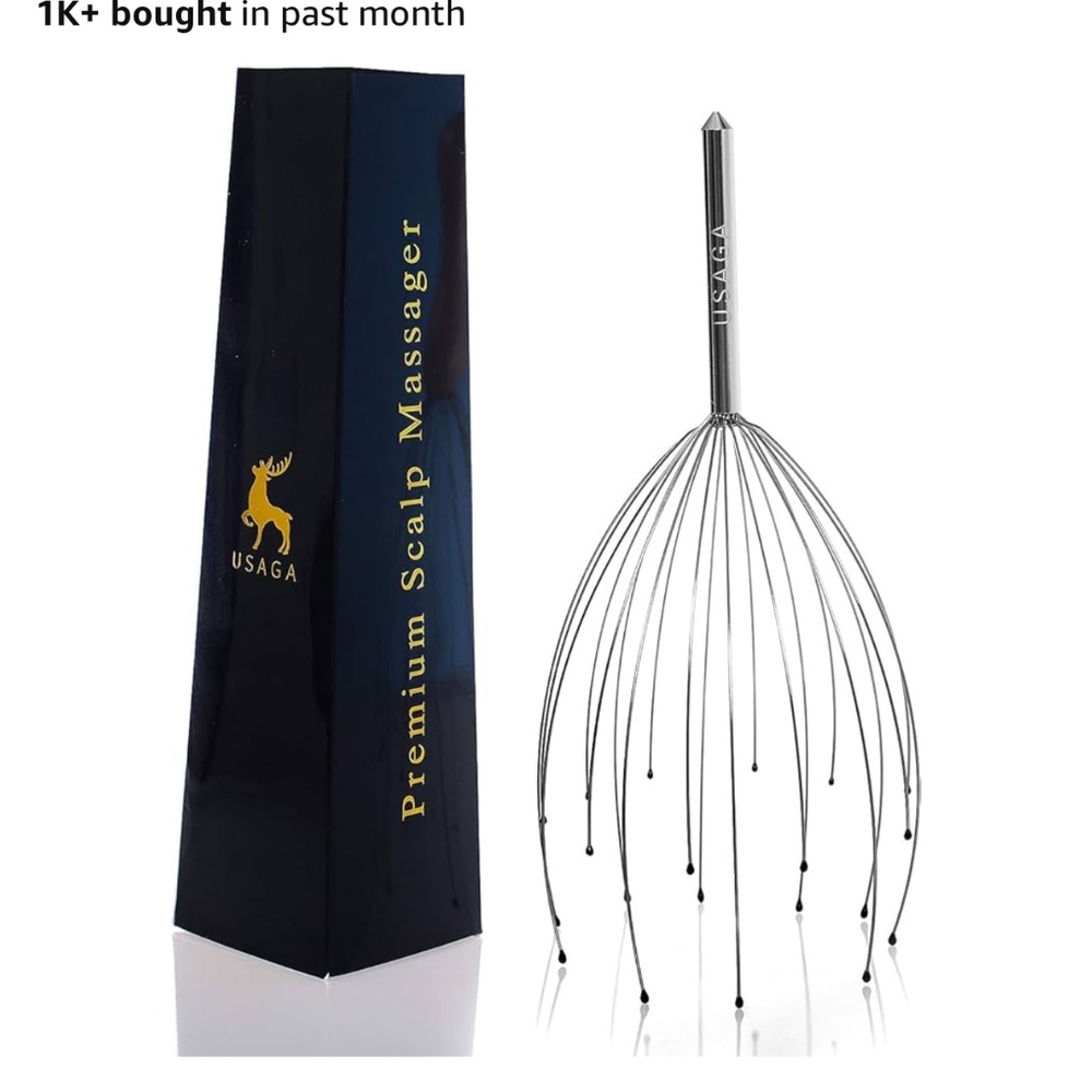 USAGA premium scalp massager and back scratcher